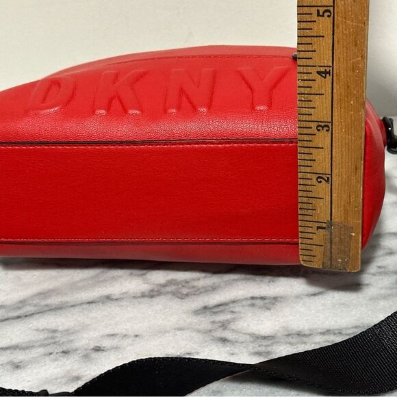 DKNY Red Belt Bag with Black Strap - Picture 13 of 15